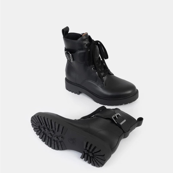 WYDR Shoes - Combat Boots with Guard - Black